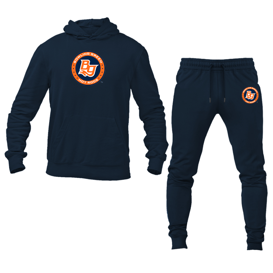 Men's Bowling Green Hot Rods Logo Hoodie Joggers Set