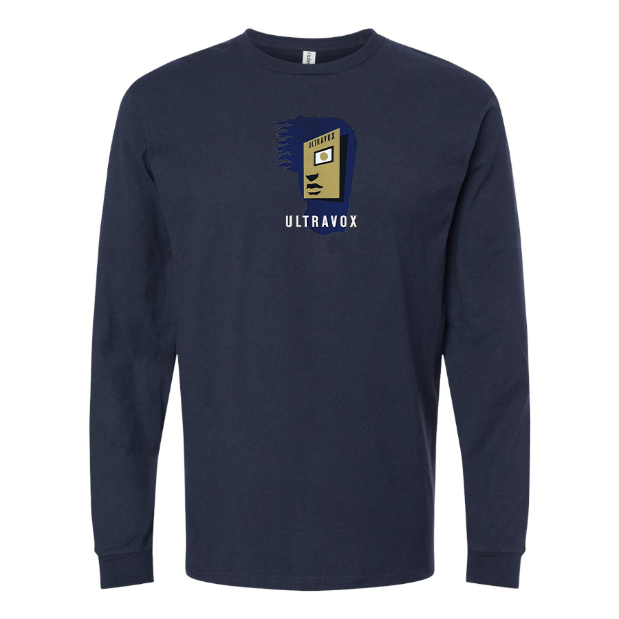 Men's Ultravox Logo Cotton Long Sleeve T-Shirt