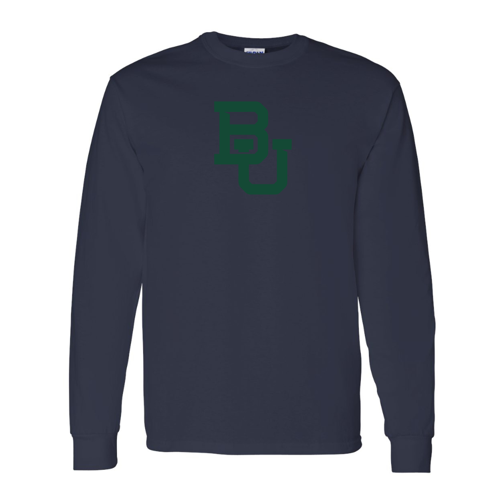 Men's Baylor Bears Gildan Heavy Cotton Long Sleeve T-Shirt