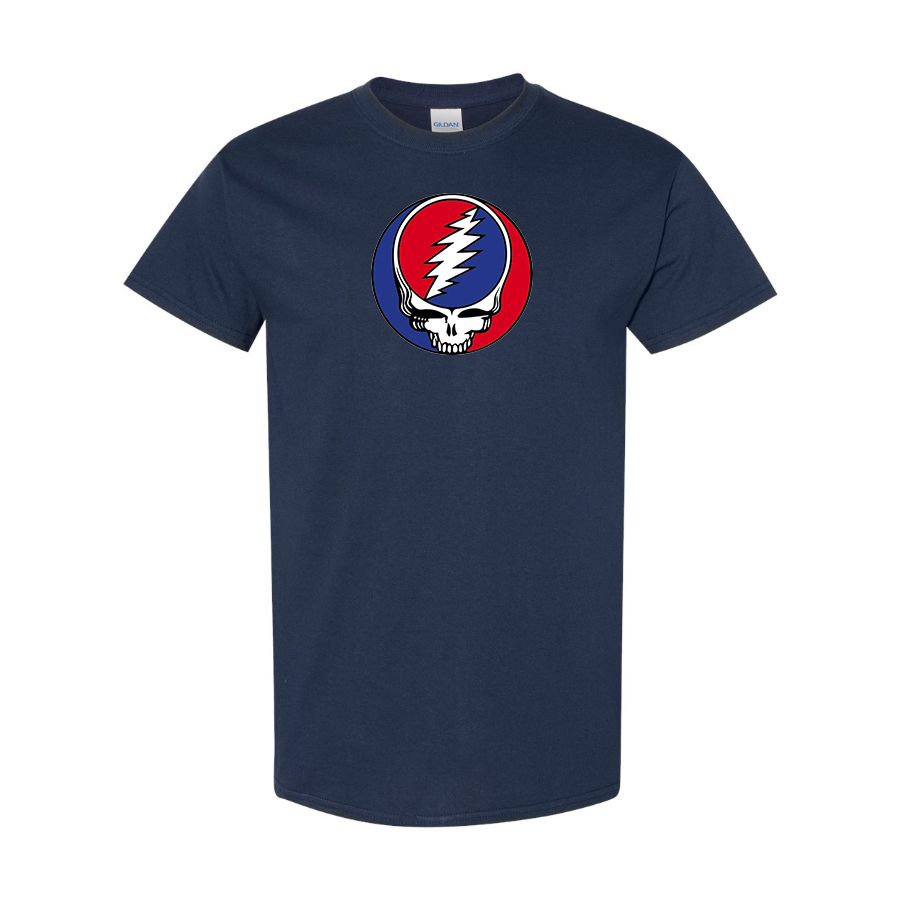 Men's Gratefu Dead Logo Cotton T-Shirt