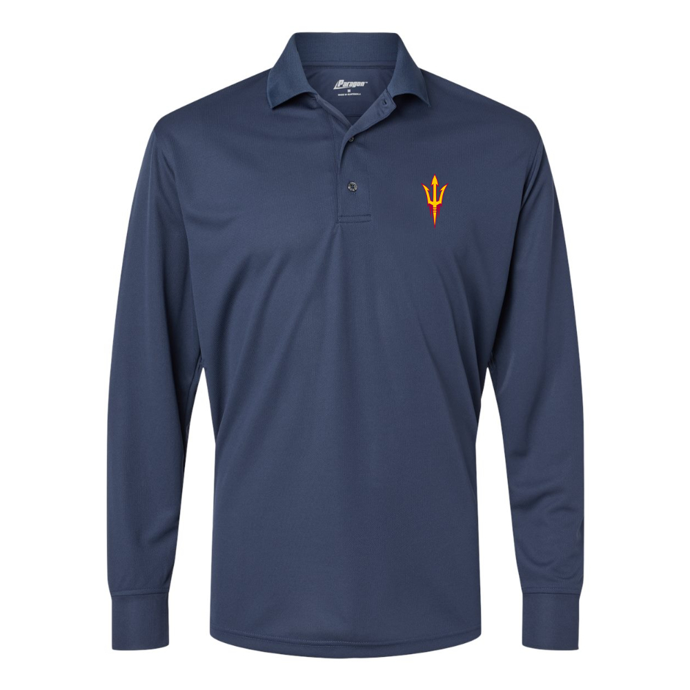 Men's Arizona State Sun Devils Paragon Prescott Long Sleeve Polo