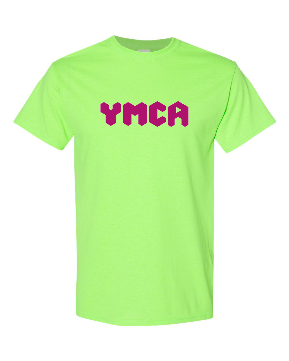 Men's YMCA Mauve Gildan Heavy Cotton T-Shirt