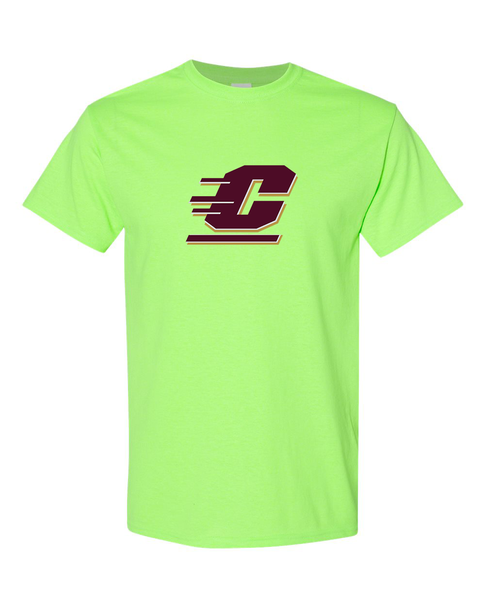 Men's Central Michigan Chippewas Gildan Heavy Cotton T-Shirt