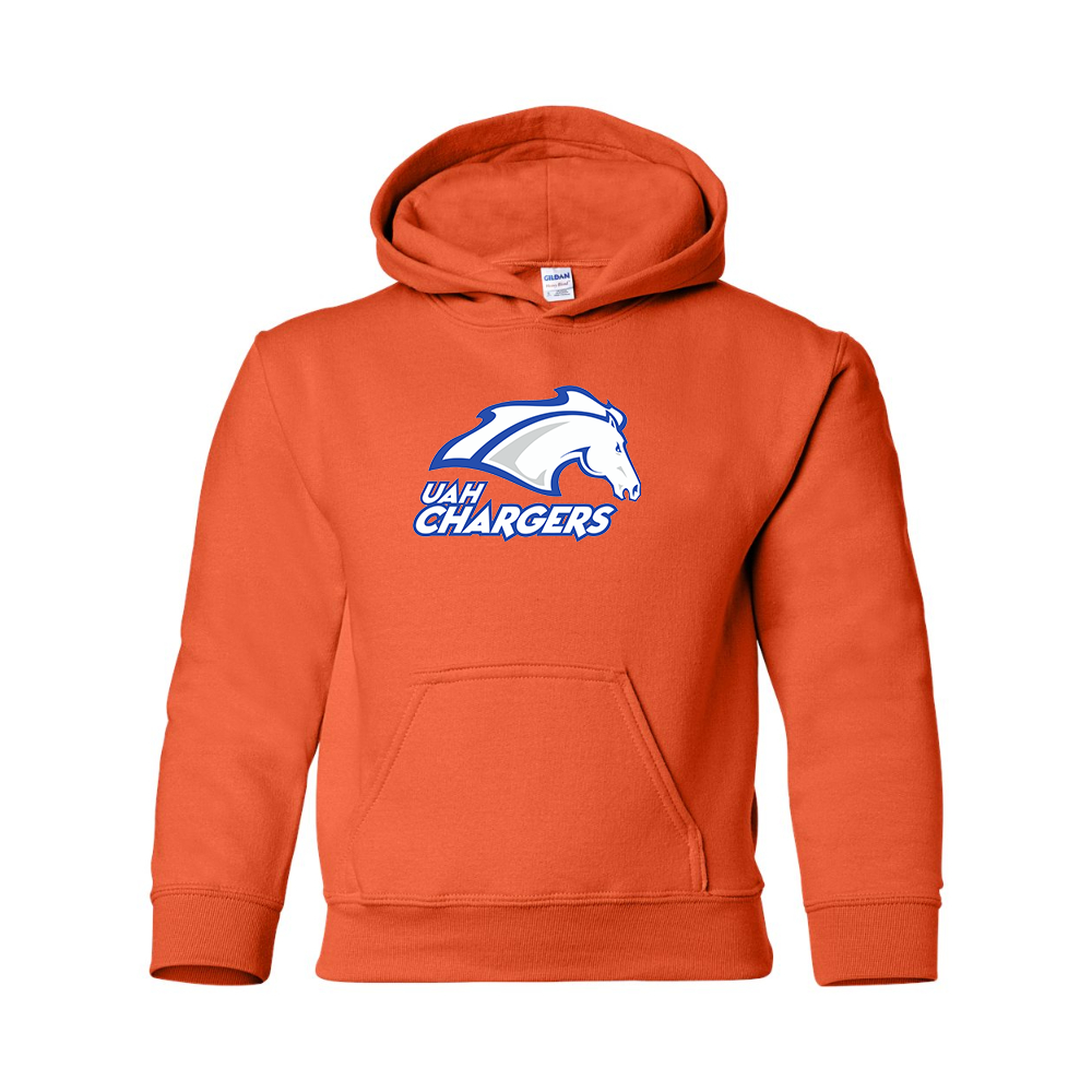 Youth Alabama Huntsville Chargers Gildan Heavy Blend Hooded Sweatshirt