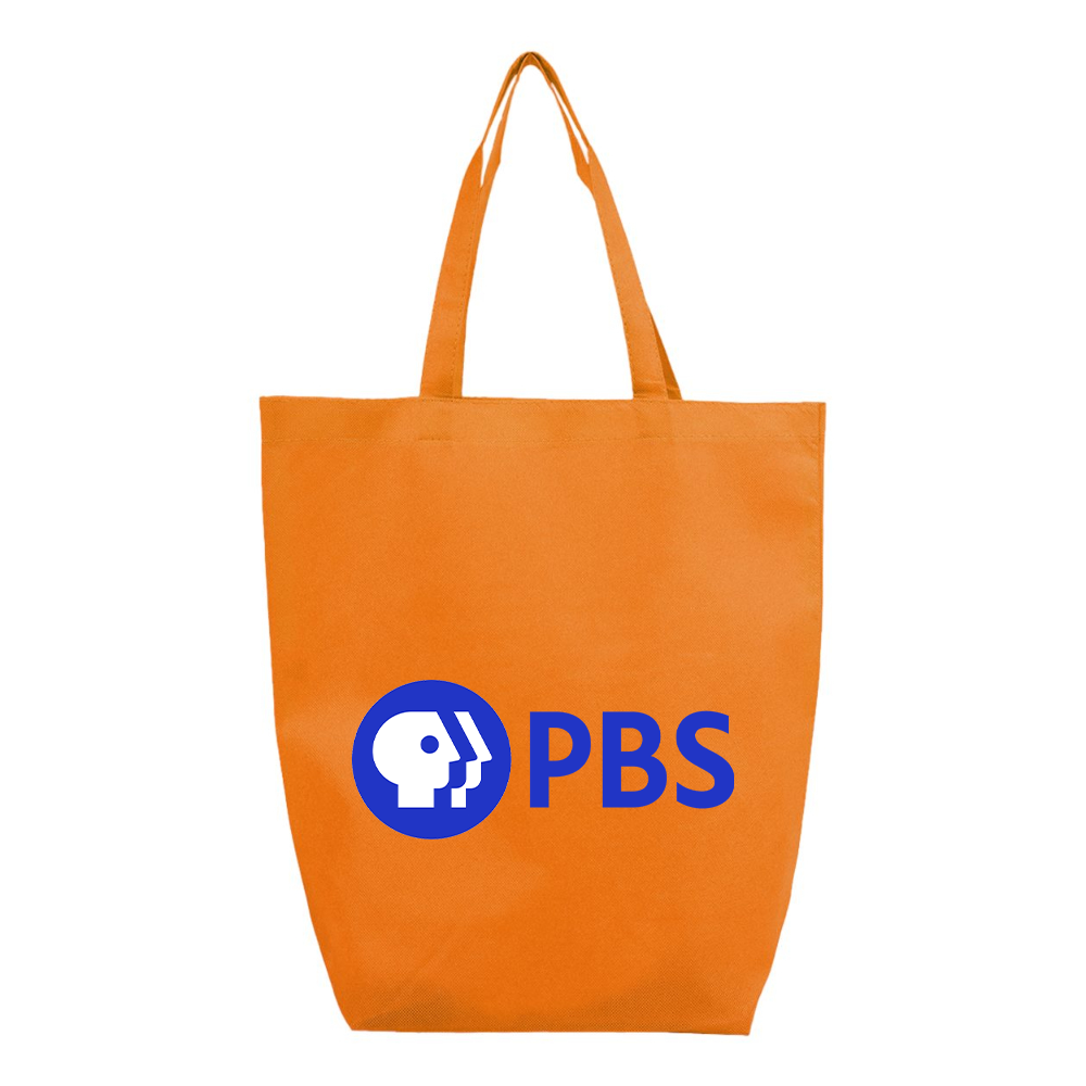 PBS Blue Q-Tees Non-Woven Gusset Bottom Tote