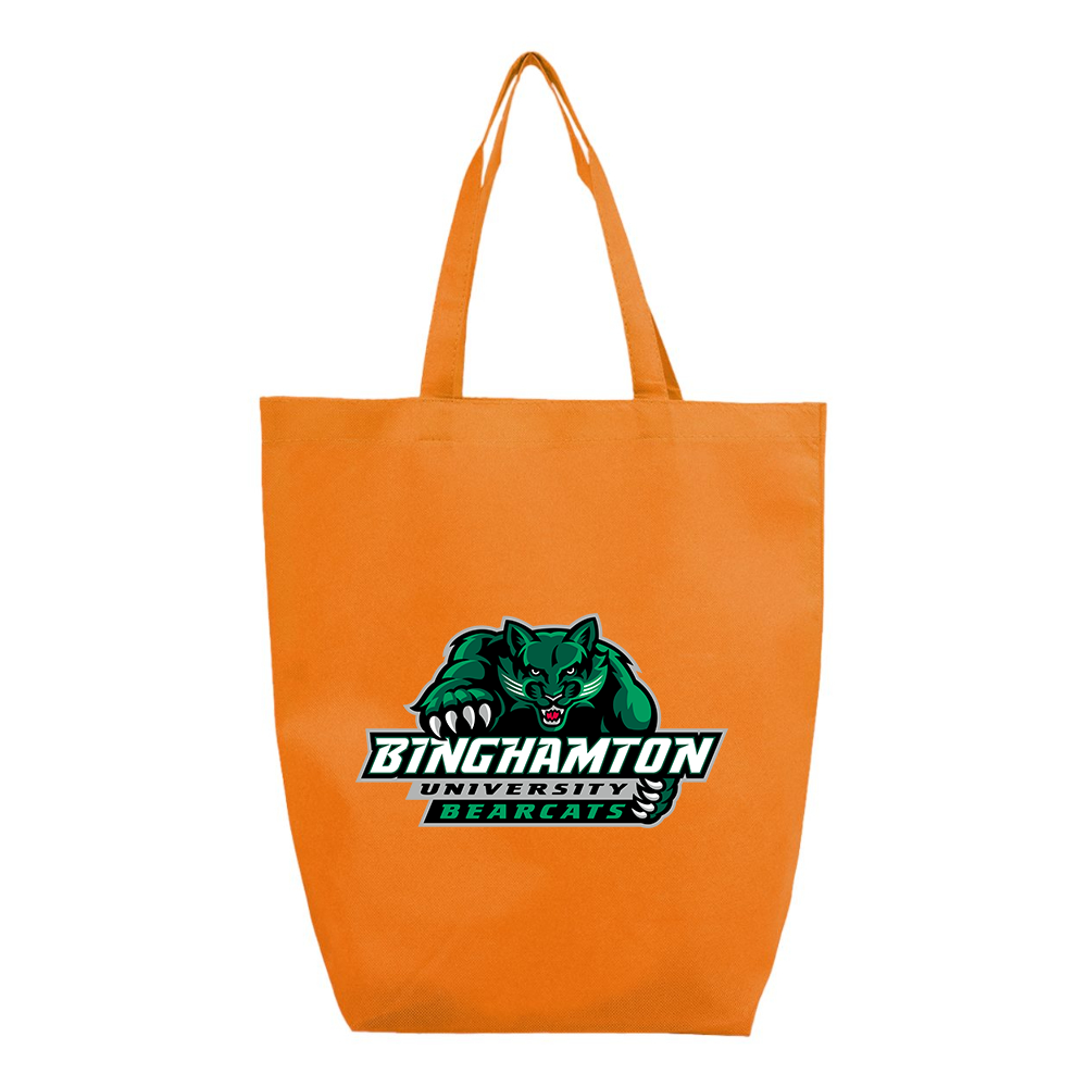 Binghamton Bearcats Q-Tees Non-Woven Gusset Bottom Tote