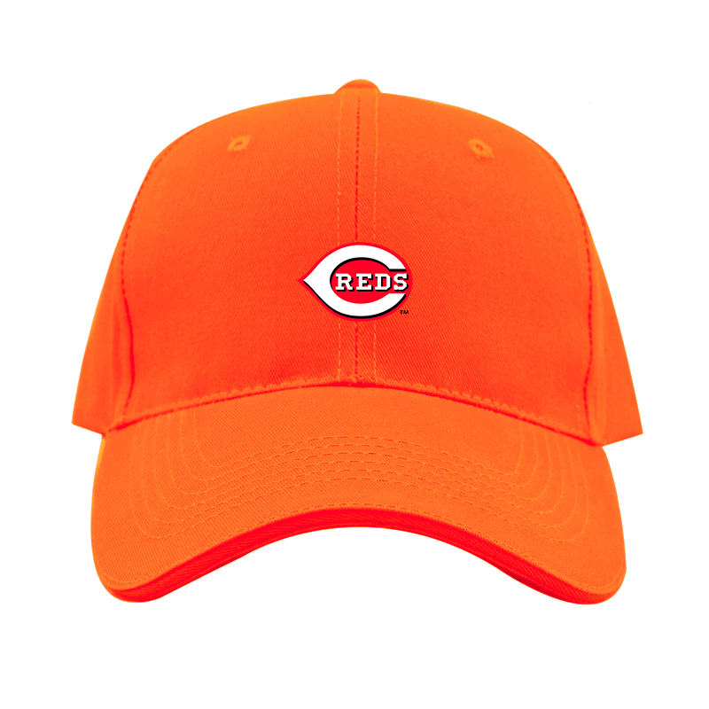 Cincinnati Reds Logo Dad Baseball Cap Hat
