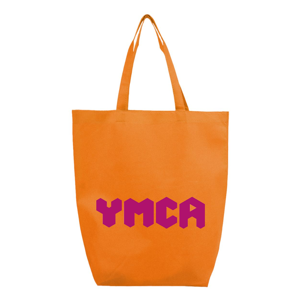 YMCA Mauve Q-Tees Non-Woven Gusset Bottom Tote