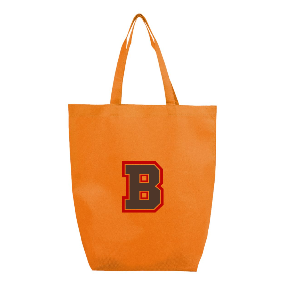 Brown Bears Q-Tees Non-Woven Gusset Bottom Tote