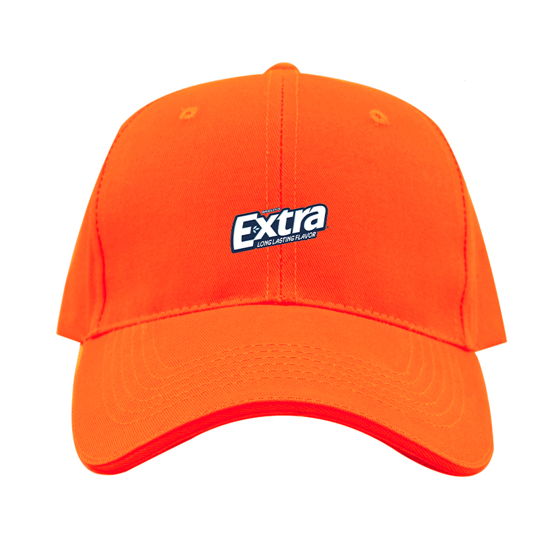 Extra Gum Logo Dad Baseball Cap Hat