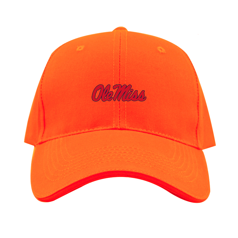 Mississippi Rebels Logo Dad Baseball Cap Hat