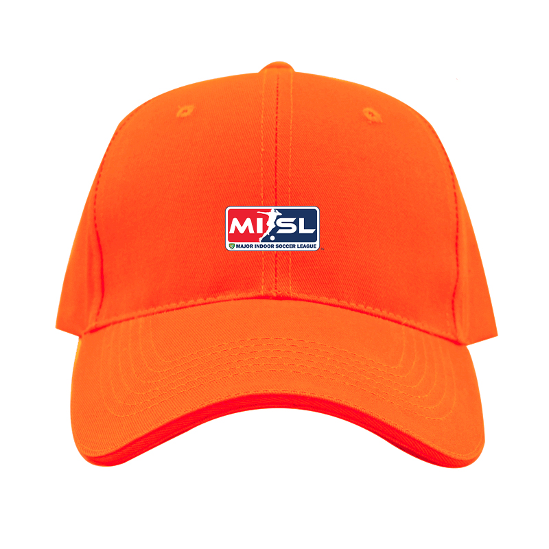 Major Indoor Soccer League Logo Dad Baseball Cap Hat