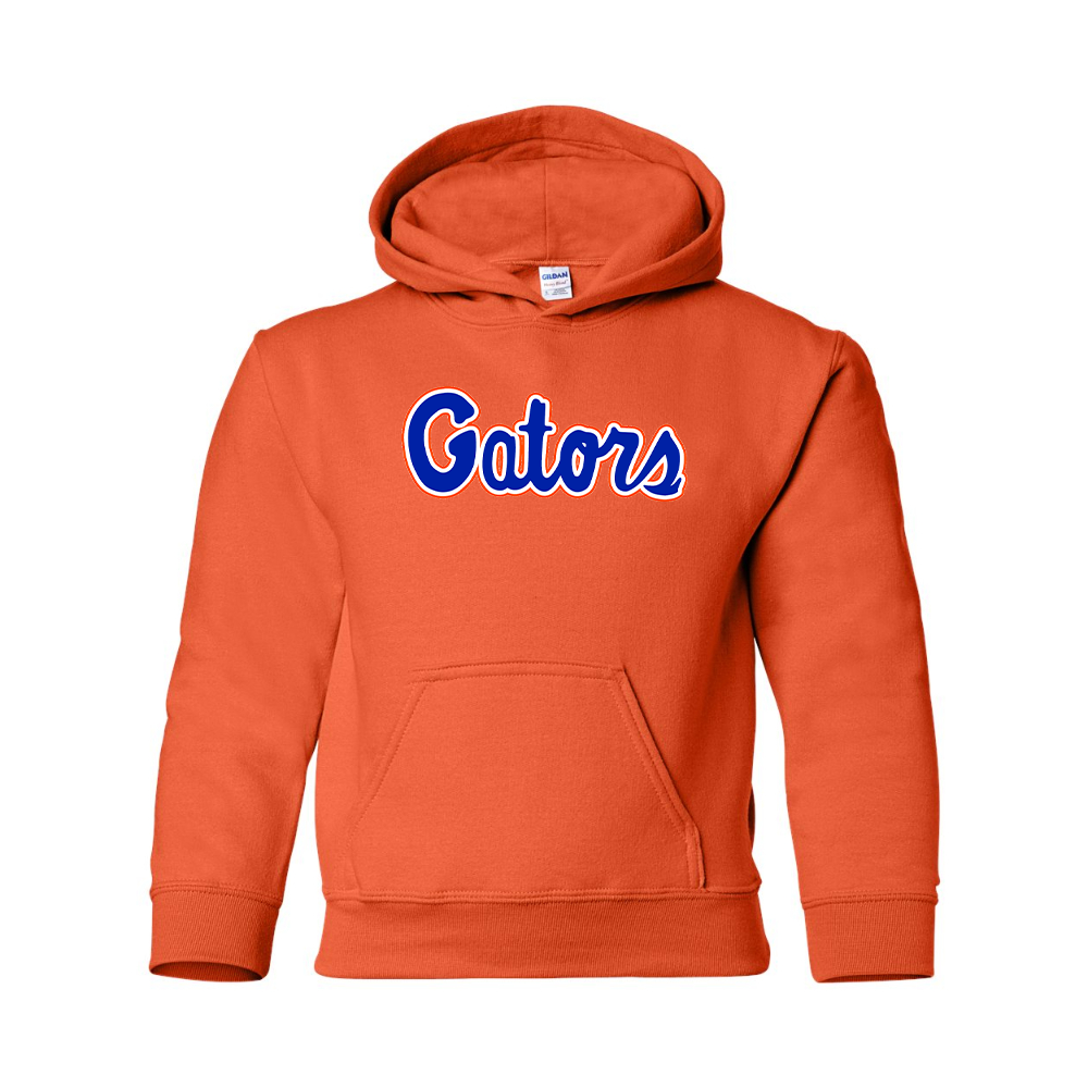 Youth Florida Gators Script Gildan Heavy Blend Hooded Sweatshirt
