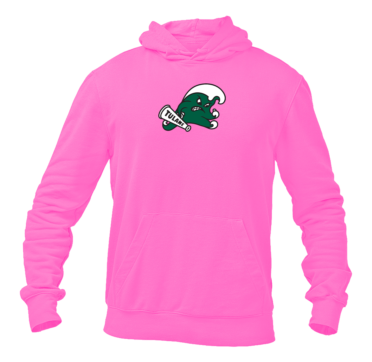 Men's Tulane Green Wave Logo Pullover Hoodie