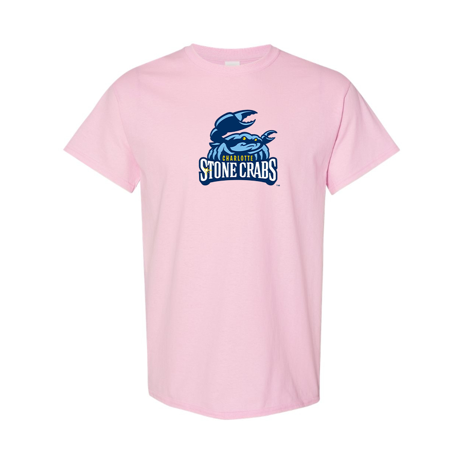 Men's Charlotte Stone Crabs Logo Cotton T-Shirt