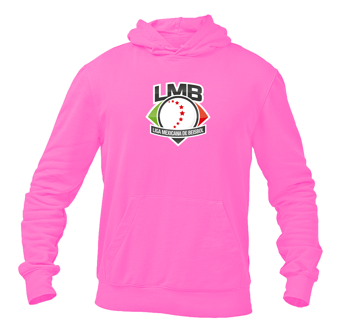 Men's Liga Mexicana de Béisbol Logo Pullover Hoodie