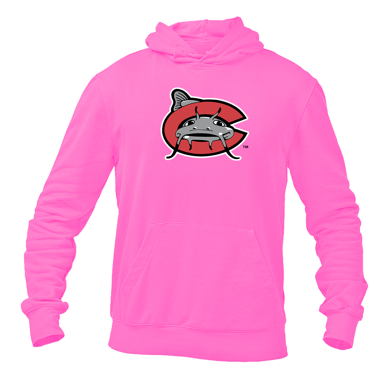 Men's Carolina Mudcats Logo Pullover Hoodie