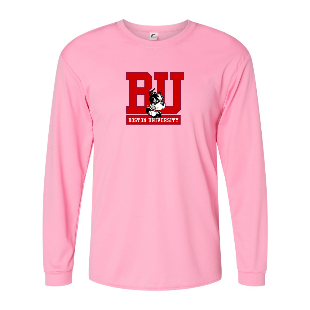 Men's Boston University Terriers Performance Long Sleeve T-Shirt