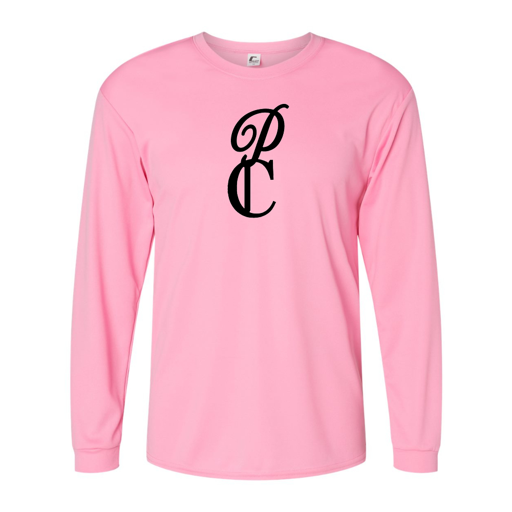 Men's P & C Black Performance Long Sleeve T-Shirt