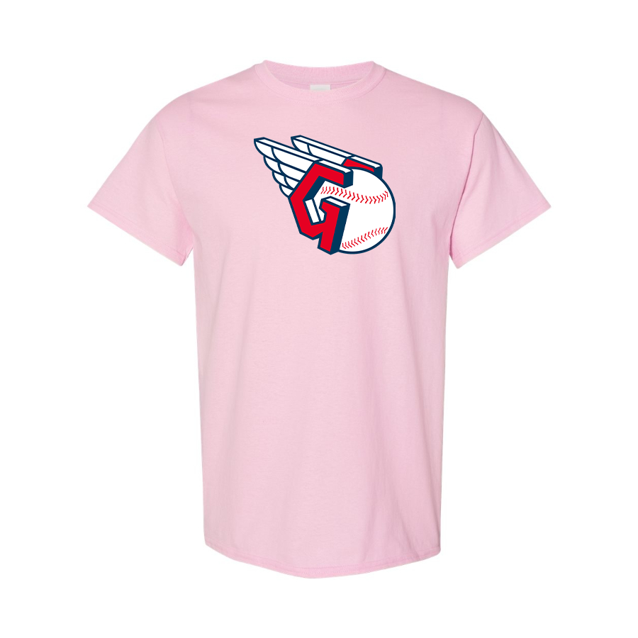 Men's Cleveland Guardians Logo Cotton T-Shirt