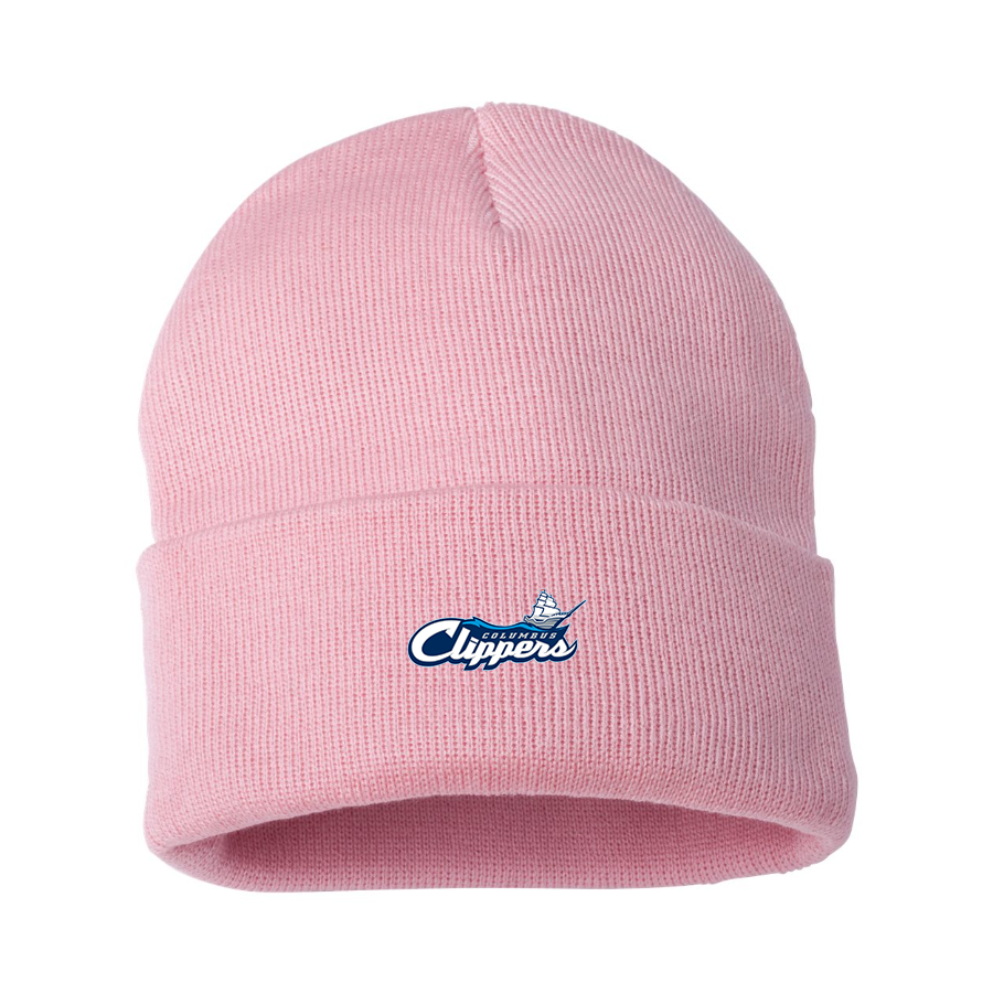 Columbus Clippers Logo Beanie Hat
