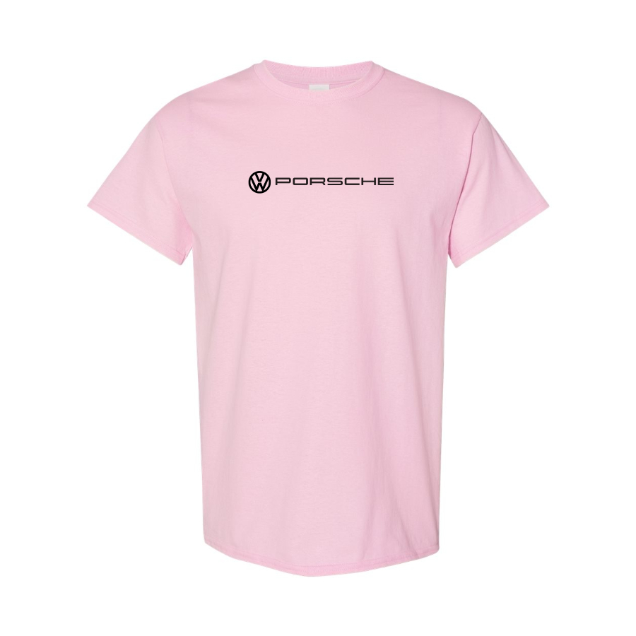 Men's VW Porsche Logo Cotton T-Shirt