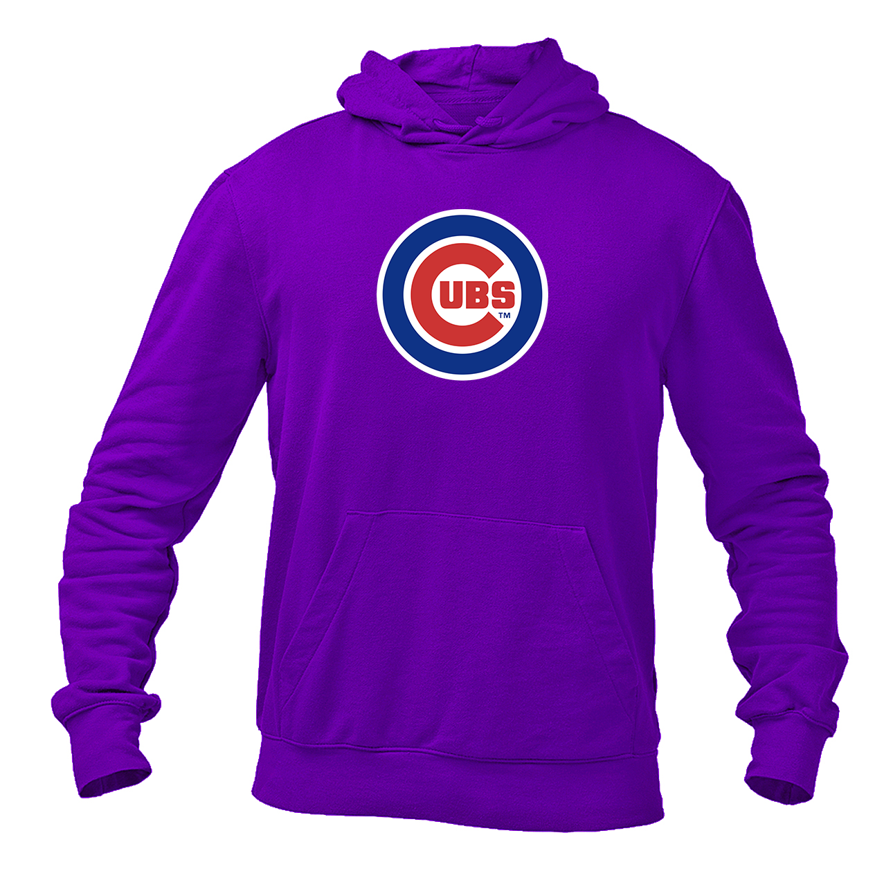Men's Chicago Cubs Logo Pullover Hoodie