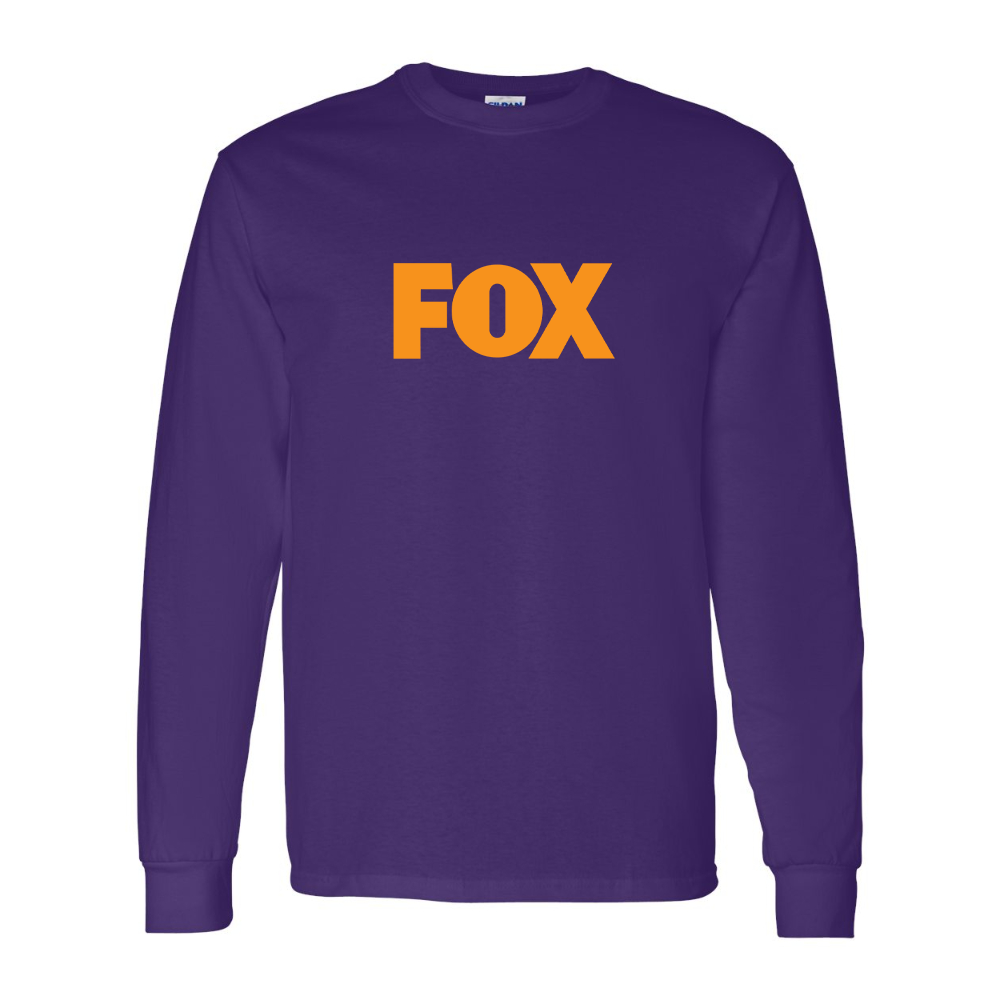 Men's Fox Gildan Heavy Cotton Long Sleeve T-Shirt