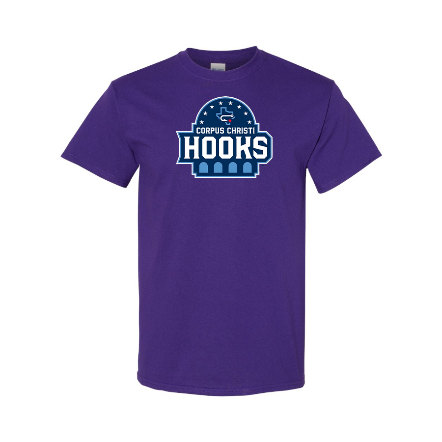 Men's Corpus Christi Hooks Logo Cotton T-Shirt