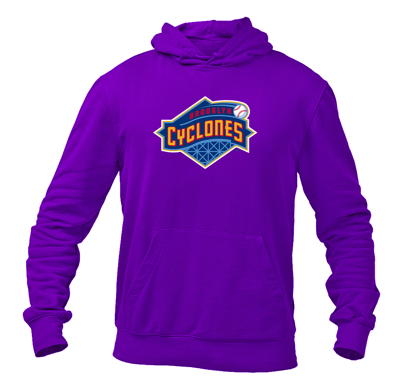 Men's Brooklyn Cyclones Logo Pullover Hoodie