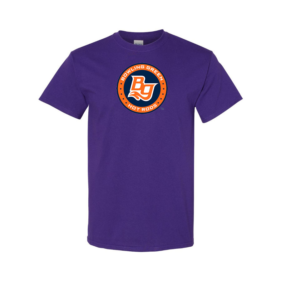 Men's Bowling Green Hot Rods Logo Cotton T-Shirt