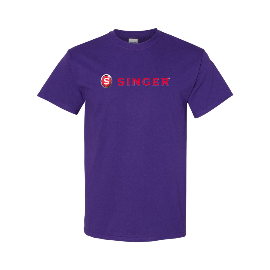 Men's Singer Logo Cotton T-Shirt
