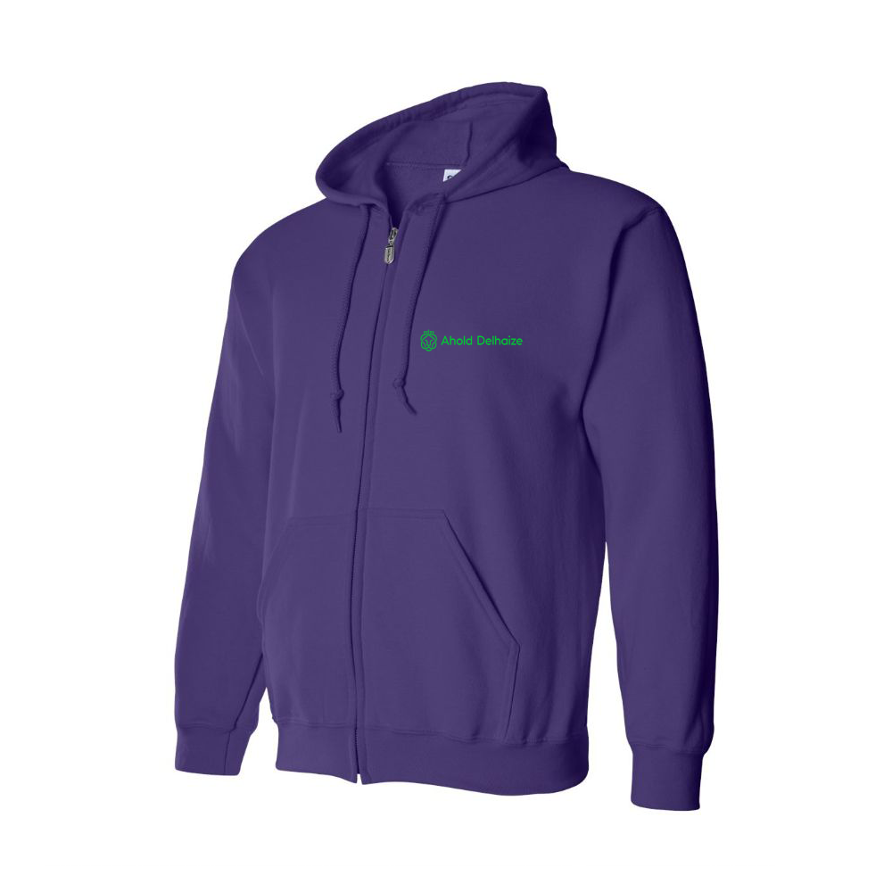 Men's Ahold Delhaize Vertical Logo Zipper Hoodie