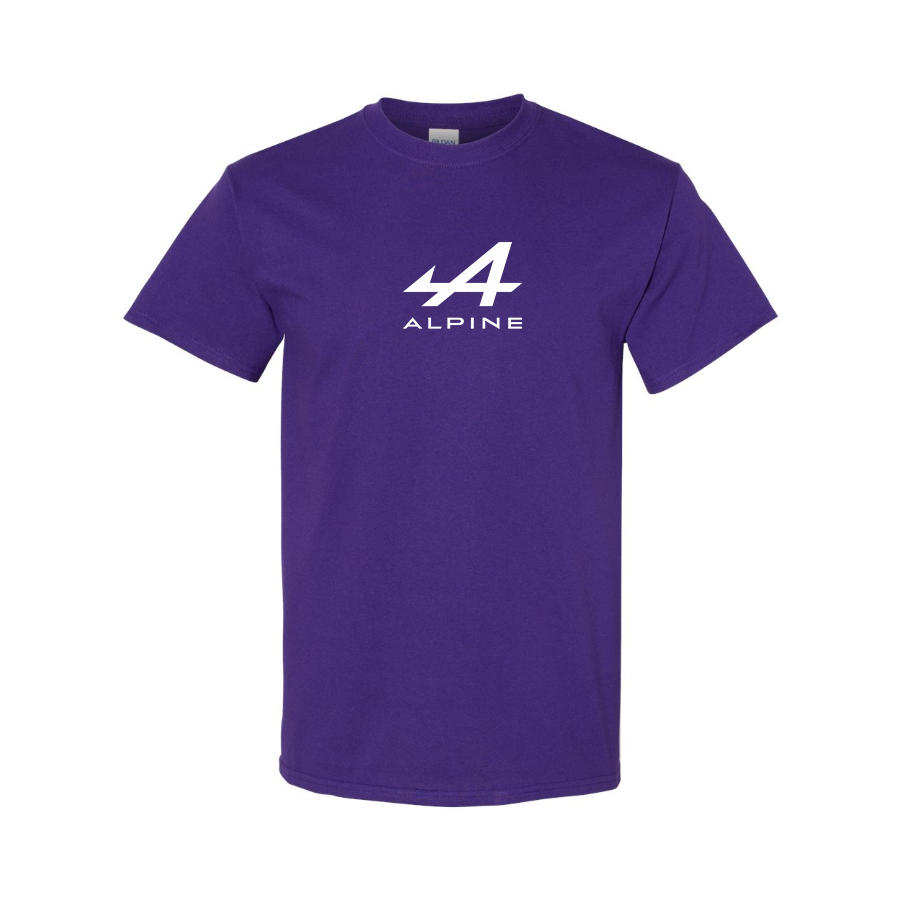 Men's Alpine Motor Logo Cotton T-Shirt