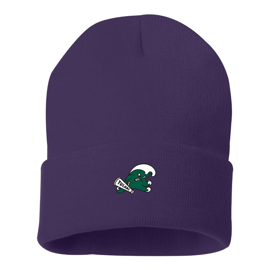 Tulane Green Wave Logo Beanie Hat