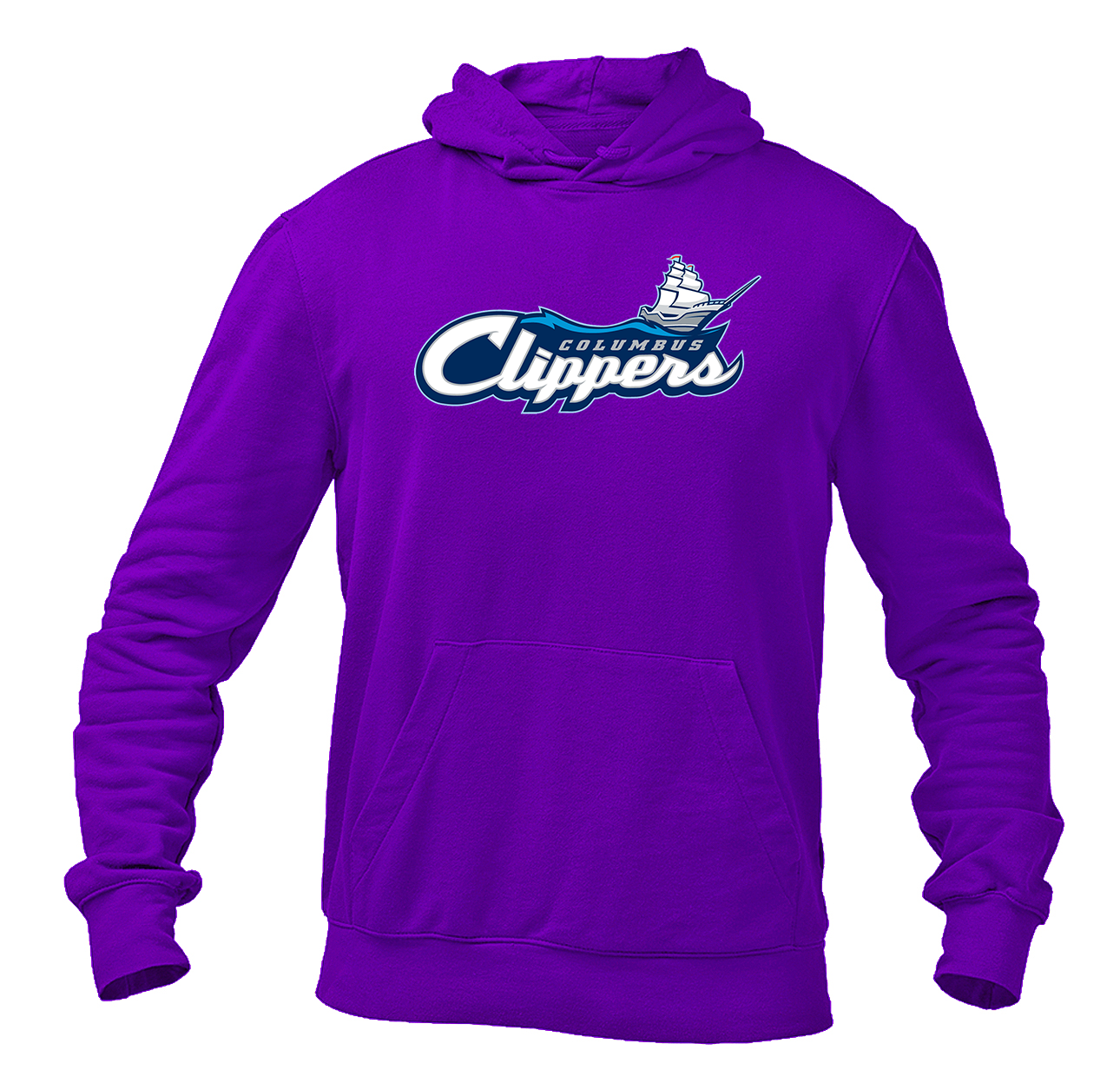 Men's Columbus Clippers Logo Pullover Hoodie