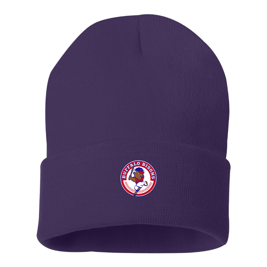 Buffalo Bisons Logo Beanie Hat