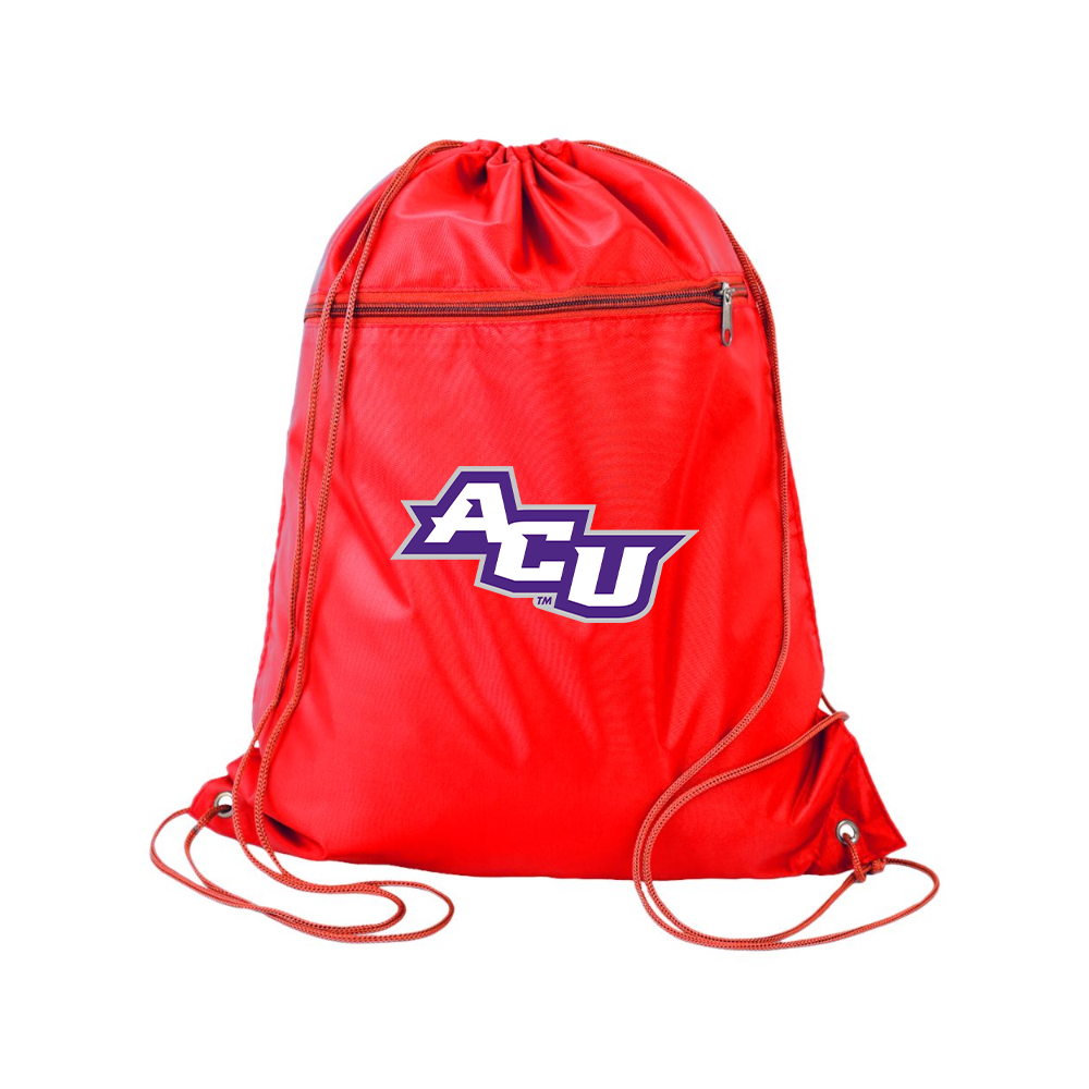 Abilene Christian Wildcats Q-Tees - Polyester Cinchpack
