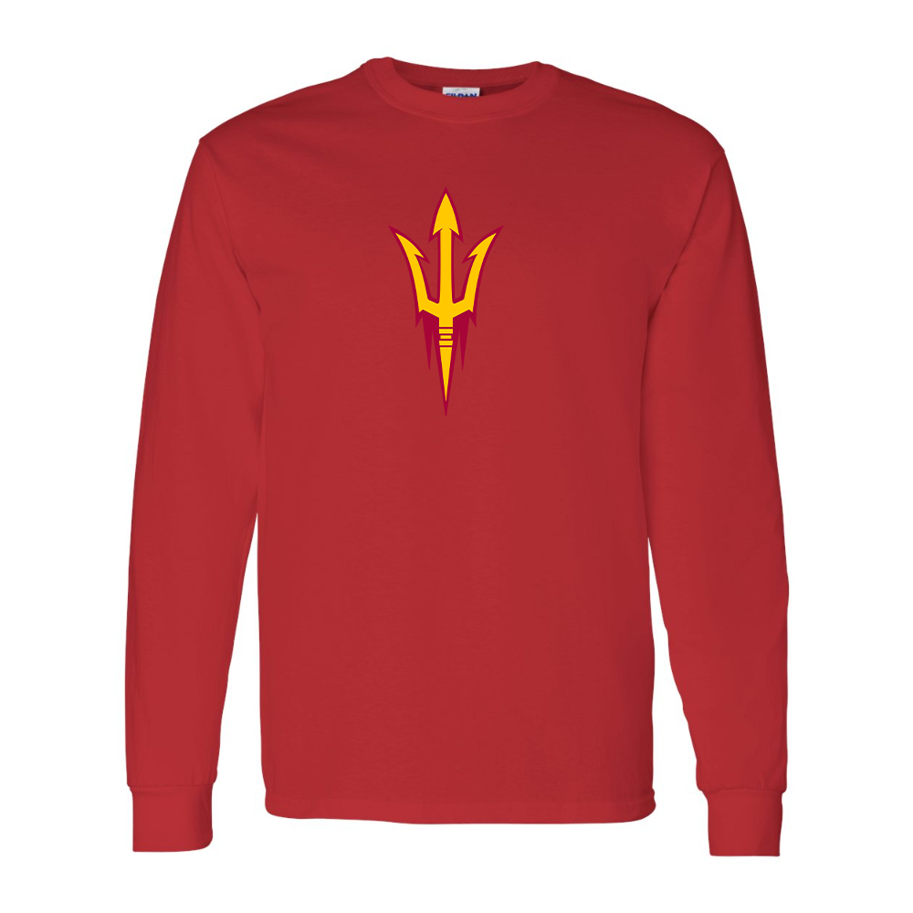 Men's Arizona State Sun Devils Gildan Heavy Cotton Long Sleeve T-Shirt