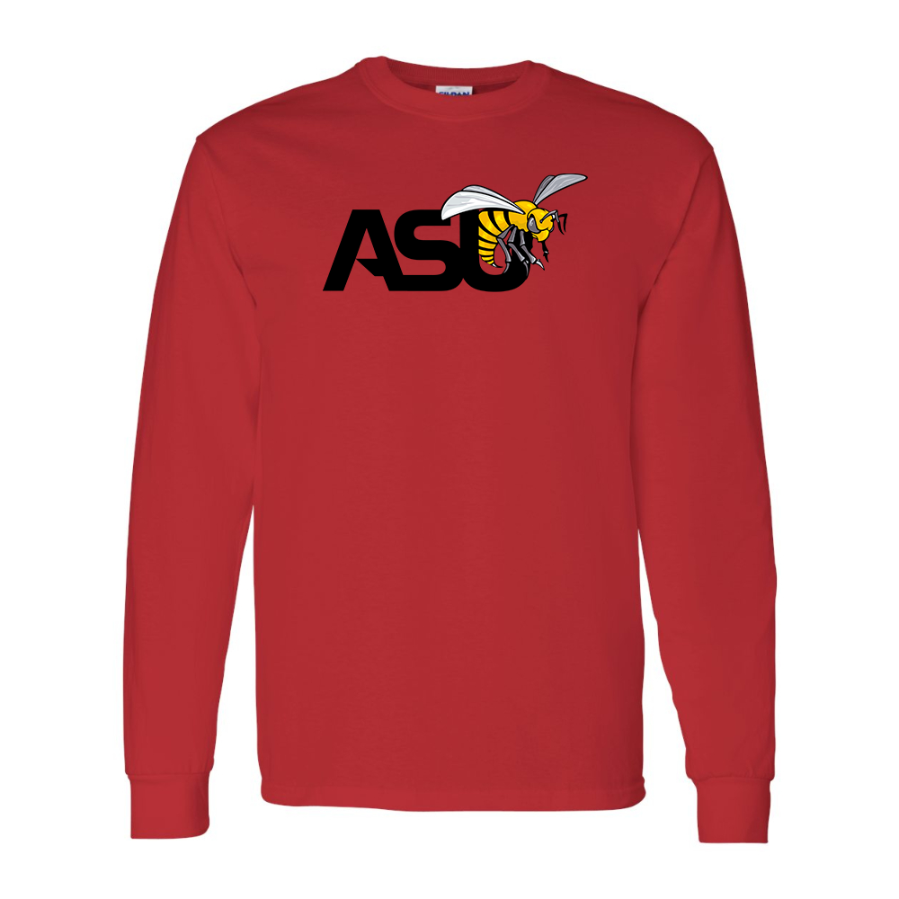 Men's Alabama State Hornets Gildan Heavy Cotton Long Sleeve T-Shirt