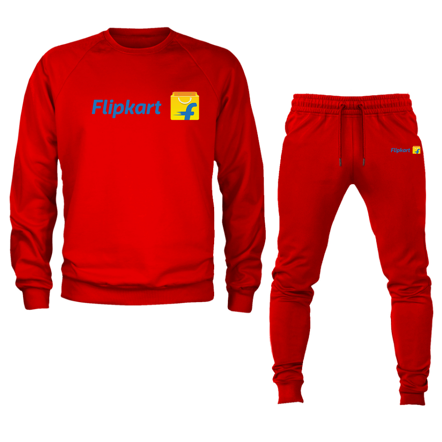 Men's Flipkart Crewneck Sweatshirt Joggers Suit