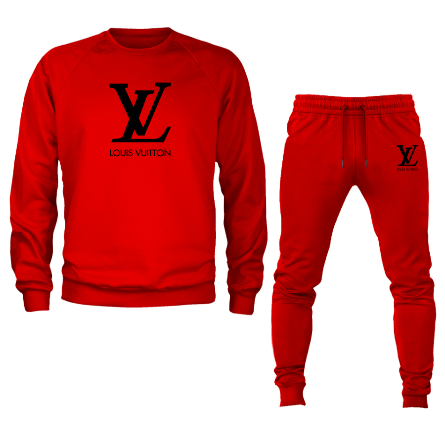 Men's Louis Vuitton Crewneck Sweatshirt Joggers Suit