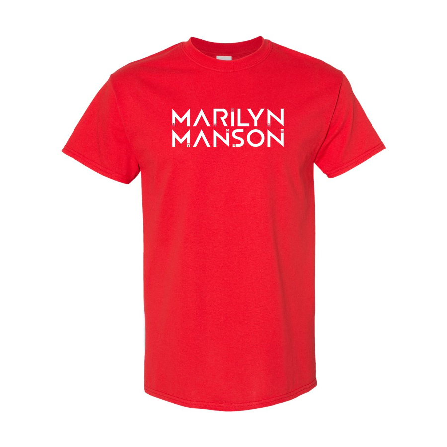 Men's Marilyn Manson Logo Cotton T-Shirt