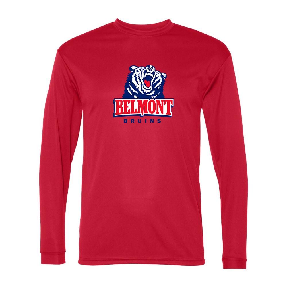 Men's Belmont Bruins Performance Long Sleeve T-Shirt