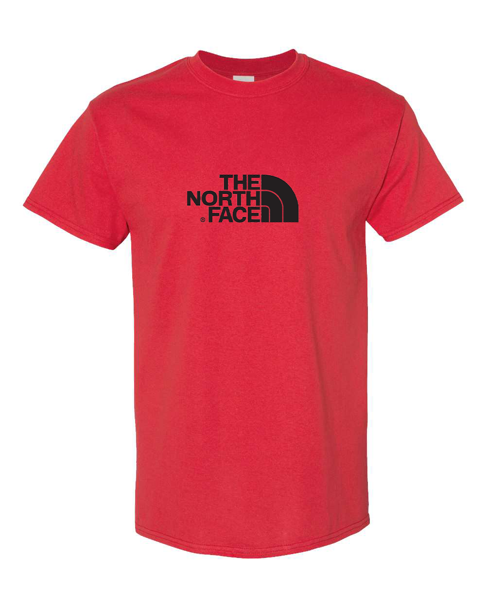 Men's The North Face Black Gildan Heavy Cotton T-Shirt