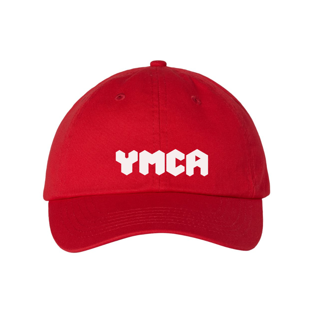 YMCA Mauve Valucap Adult Bio-Washed Classic Dad Hat