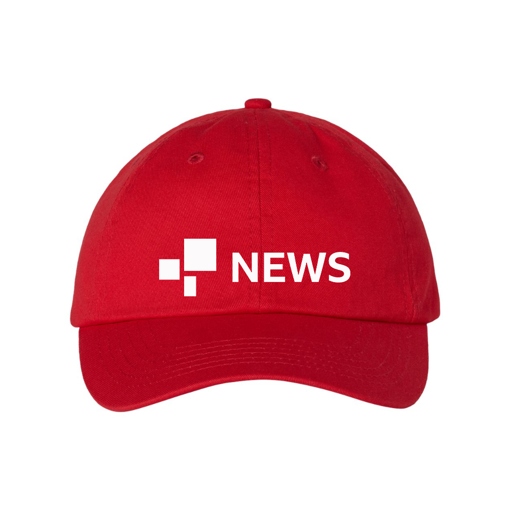 BBC News Valucap Adult Bio-Washed Classic Dad Hat