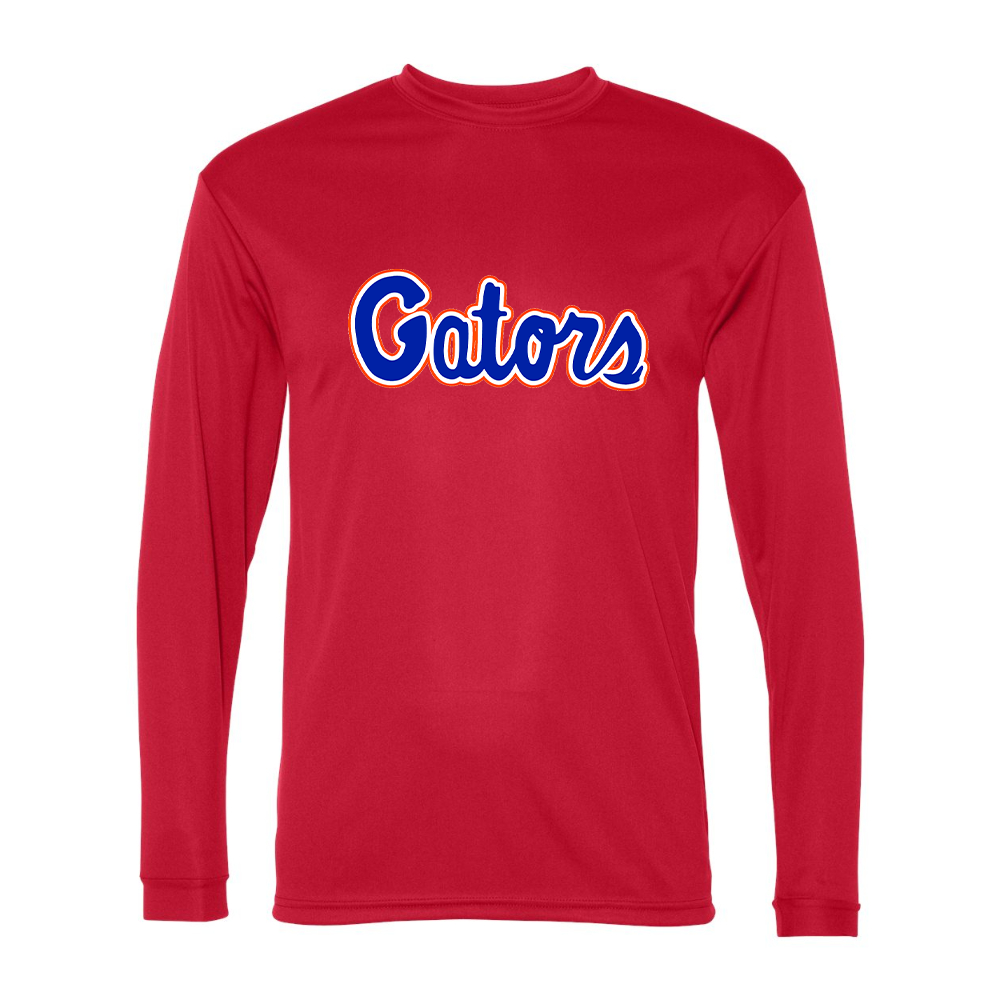 Men's Florida Gators Script Performance Long Sleeve T-Shirt