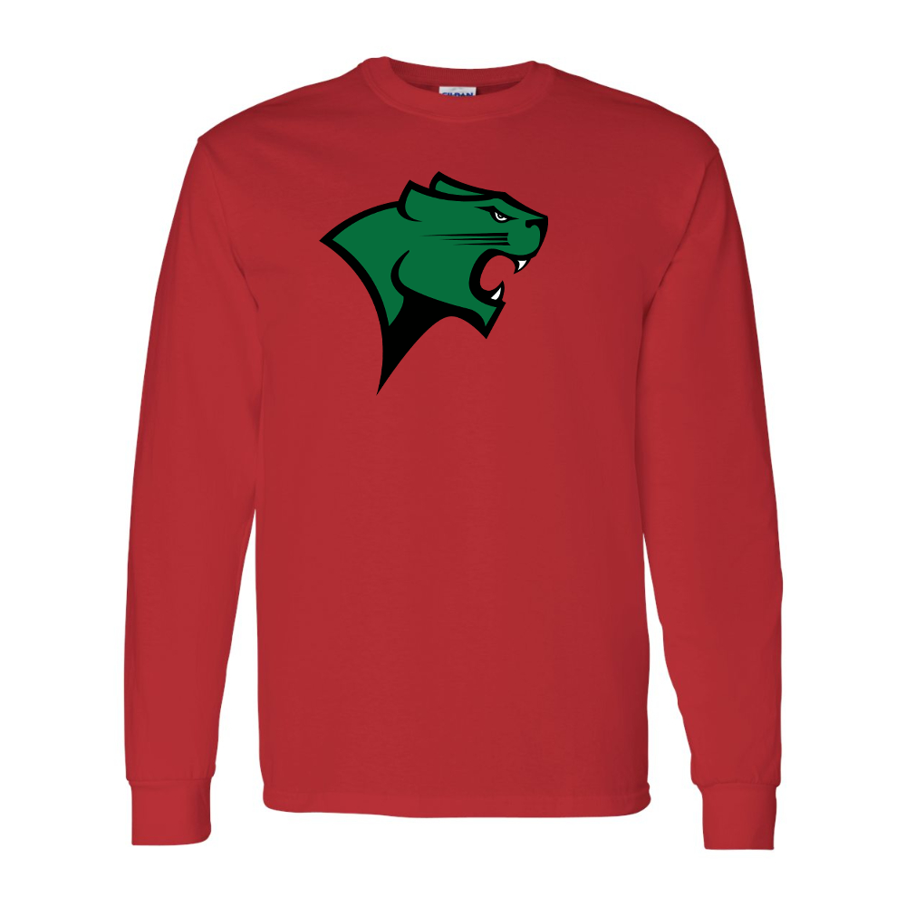 Men's Chicago State Cougars Gildan Heavy Cotton Long Sleeve T-Shirt
