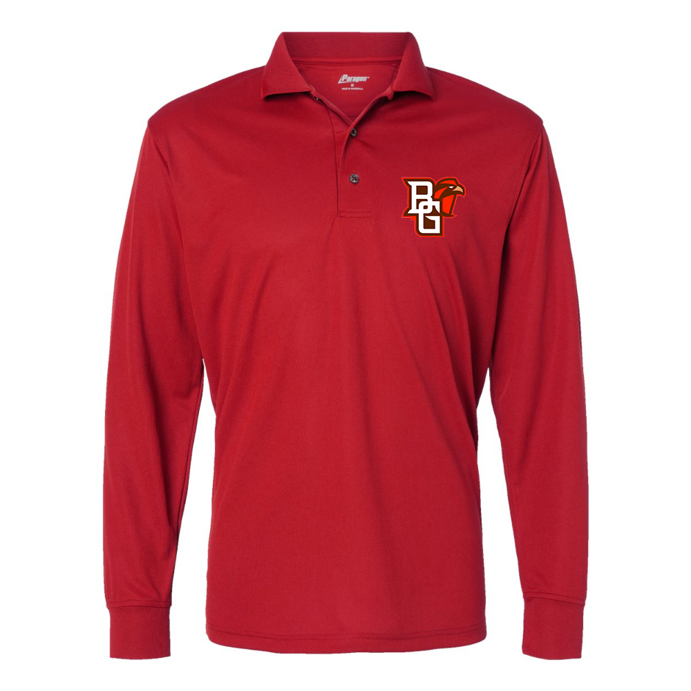 Men's Bowling Green Falcons Paragon Prescott Long Sleeve Polo